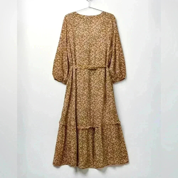 Faithful the Brand Madilda Mathiola print Peasant Dress Size 2 - Picture 2 of 9